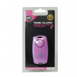 Pink Streetwise 120dB Keychain Panic Alarm LED Light in packaging