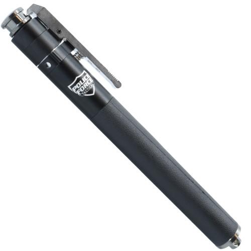 16" Police Force Tactical Automatic Expendable Steel Baton in collapsed form