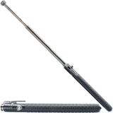 26" Police Force Tactical Automatic Expandable Steel Baton in both extended and collapsed form