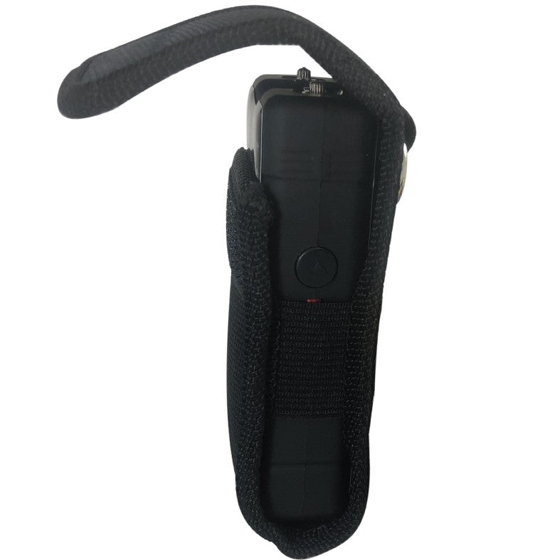 Police Force Tactical Blue Line Stun Gun inside a black holster