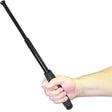 A hand holding an expanded 16" Police Force Tactical Expandable Solid Steel Baton 