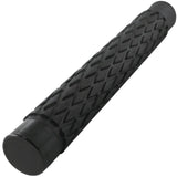 A 21" Police Force Tactical Expandable Solid Steel Baton in collapsed form