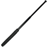 A 21" Police Force Tactical Expandable Solid Steel Baton in an expanded form
