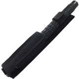 A 31" Police Force Tactical Expandable Solid Steel Baton inside a black holster