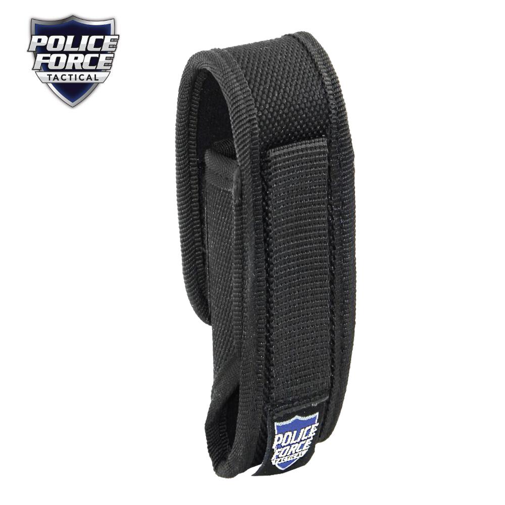 A backview of Police Force Tactical Nylon Pepper Spray Holster Large