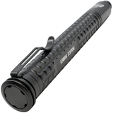 16" Police Force Tactical Push Button EZ Close Expandable Steel Baton in a collapsed form
