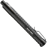 16" Police Force Tactical Push Button EZ Close Expandable Steel Baton in a collapsed form