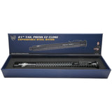Police Force Tactical Push Button EZ Close Expandable Steel Baton 21" in a packaging