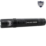 A side view of Police Force Tactical Rechargeable Stun Gun Flashlight 9.2M