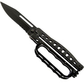 Stainless Steel Butterfly Knuckle Guard Trench Knife - Knives for Self Defense