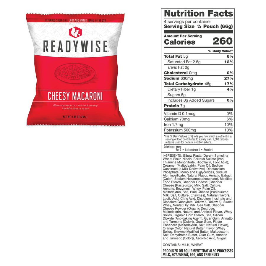 ReadyWise™ 120-Serving Entree Emergency Food Supply