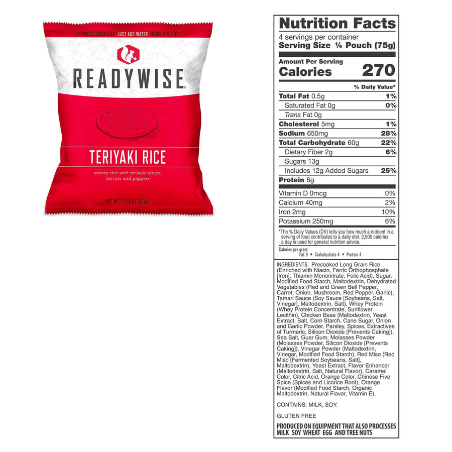 ReadyWise™ 120-Serving Entree Emergency Food Supply