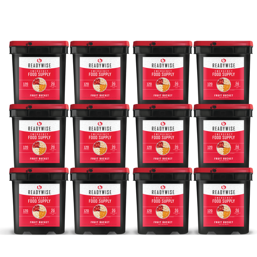 ReadyWise™ 1440-Serving Freeze Dried Fruit Emergency Food Supply