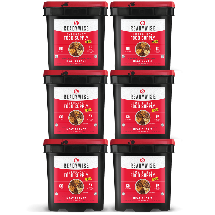 ReadyWise™ 360-Serving Freeze Dried Meat Emergency Food Supply