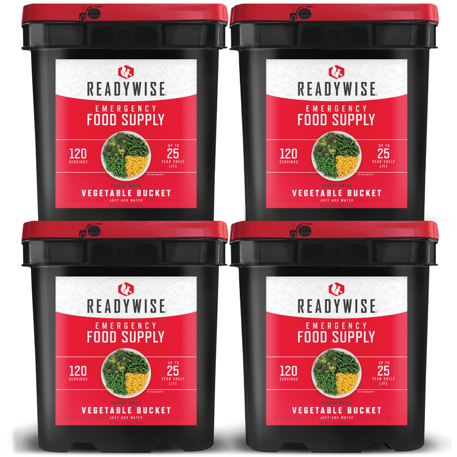 ReadyWise™ 480-Serving Freeze Dried Vegetables Emergency Food Supply