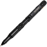 Black Rothco 7-in-1 Glass Breaker Tactical Pen & Flashlight