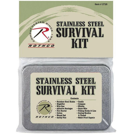 Rothco Emergency Essential Outdoor Pocket Survival Kit in packaging