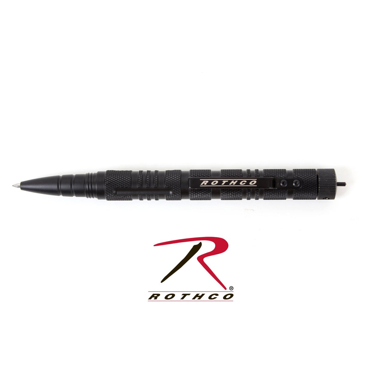 A side view of Rothco Glass Breaker Tactical Pen