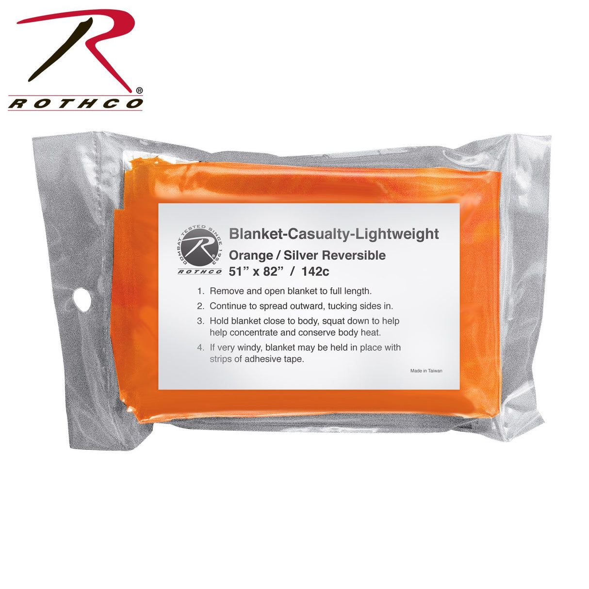 Rothco Polarshield Casualty Thermal Survival Blanket in packaging