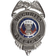Silver Rothco Security Officer Circle Badge w/ Pin Back