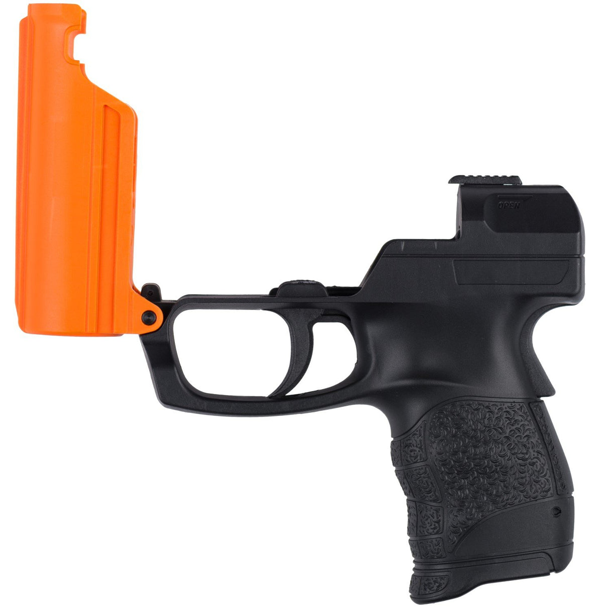 loading the SABRE® RED AIM & FIRE RELOADABLE PEPPER GEL GUN