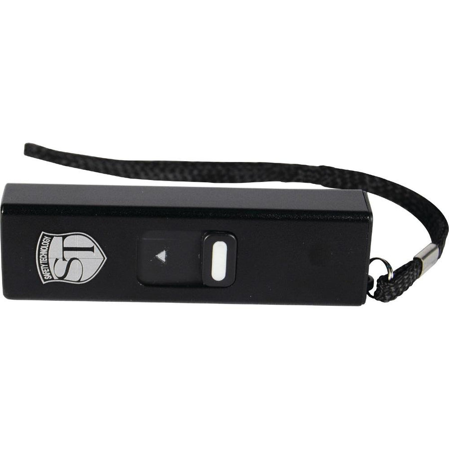 Safety Tech Slider Mini Keychain Stun Gun Black 10M