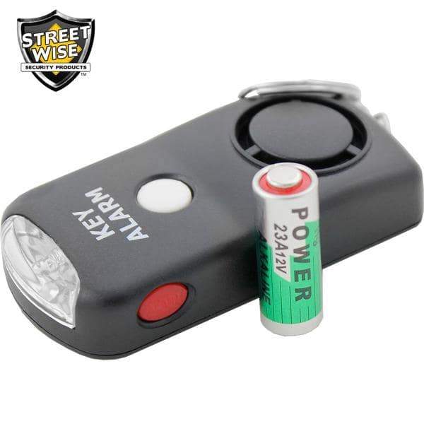 Streetwise™ 130dB Keychain Panic Alarm with LED Flashlight