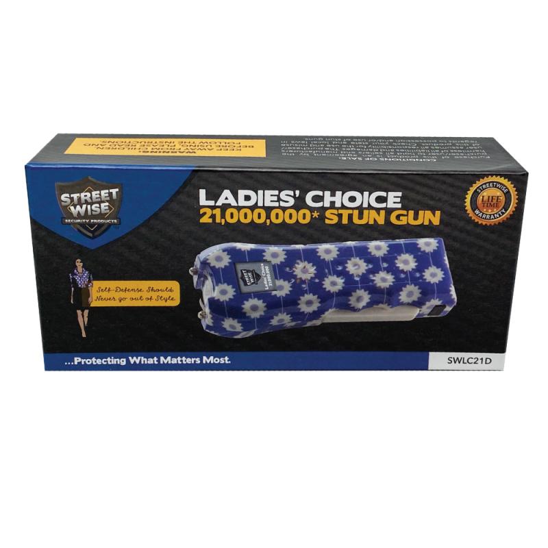 Streetwise™ Ladies' Choice LED Stun Gun Alarm 21M