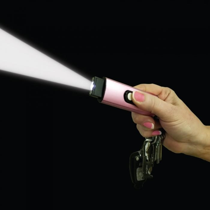 Stun Gun & Pepper Spray Self-Defense Keychain Weapon Set