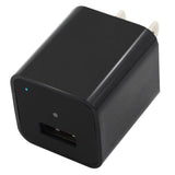 back view of SpyWfi USB Wall Charger Motion Detection Hidden Spy Camera 1080p HD DVR