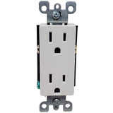 White Working Plug Outlet Hidden Motion Detection Spy Camera from Spywifi