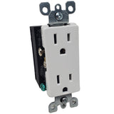 White SpyWfi Working Plug Outlet Hidden Motion Detection Spy Camera 4K UHD WiFi