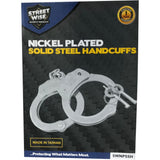 Streetwise Real Nickel Handcuffs In Packaging