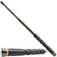 26" Streetwise Dark Knight Expandable Baton in an extended and collapsed form