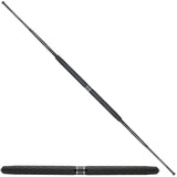 a fully expanded Streetwise™ Expandable 19" LED Stun Gun Baton from both sides.
