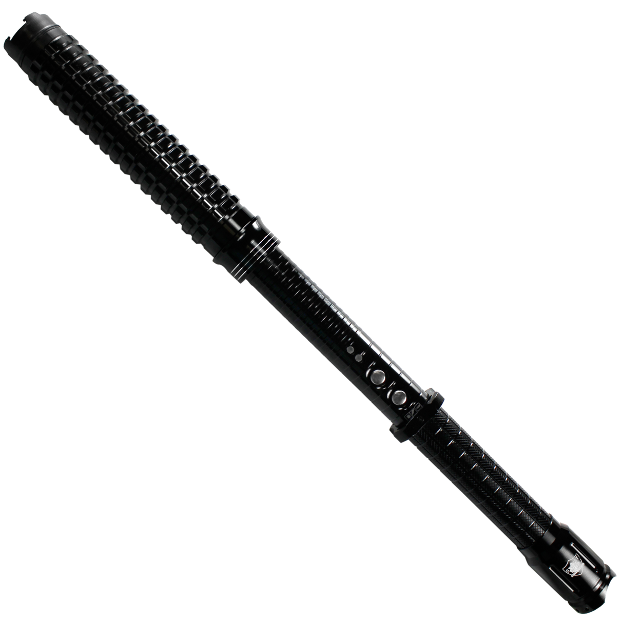 an expanded version of the Streetwise™ Expandable 19" LED Stun Gun Baton.