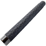 a second view of the retracted steel of the Streetwise™ Expandable 19" LED Stun Gun Baton 30M.