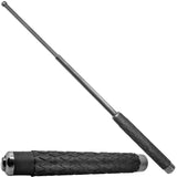 21" Streetwise Expandable Solid Steel Baton in an extended and collapsed form