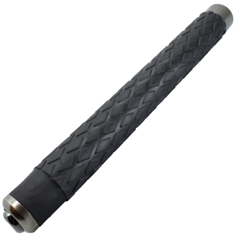 26" Streetwise Expandable Solid Steel Baton in a collapsed form