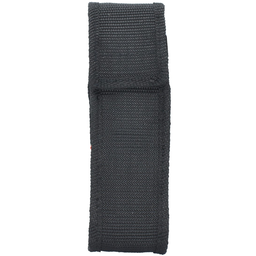 A black holster for Streetwise Grab Guard LED Alarm Stun Gun 120M