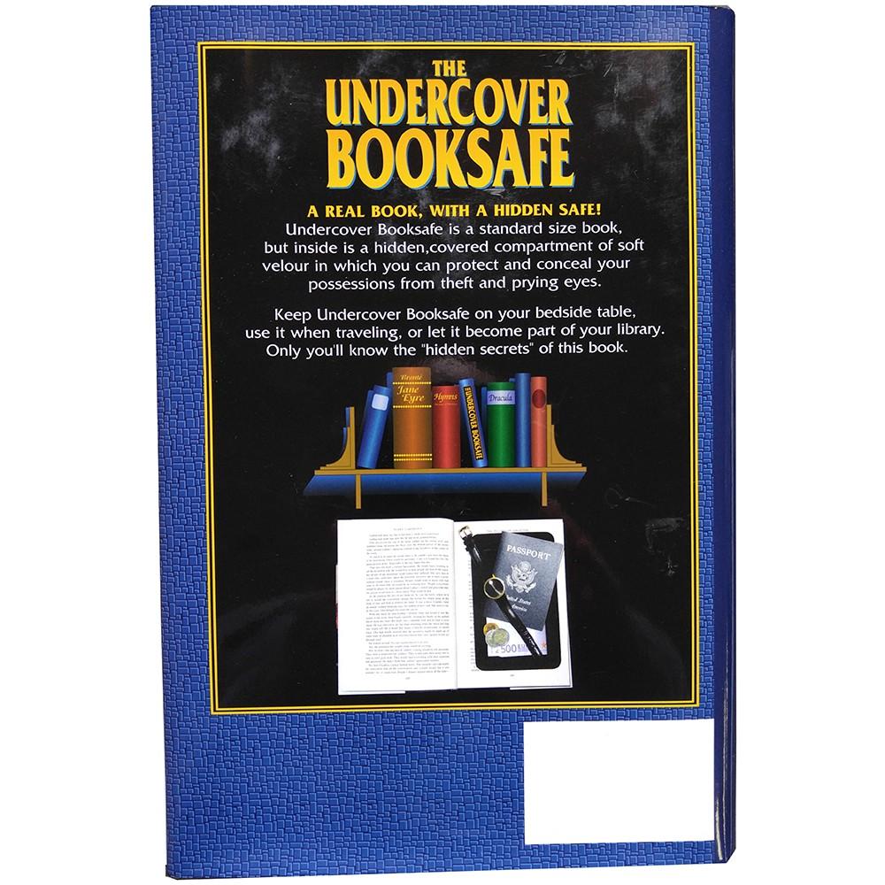 Back cover of Streetwise Large Hardbound Hidden Diversion Book Safe