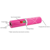 Key Features/Parts of the Streetwise Pink Perfume Protector Disguised Rechargeable Stun Gun