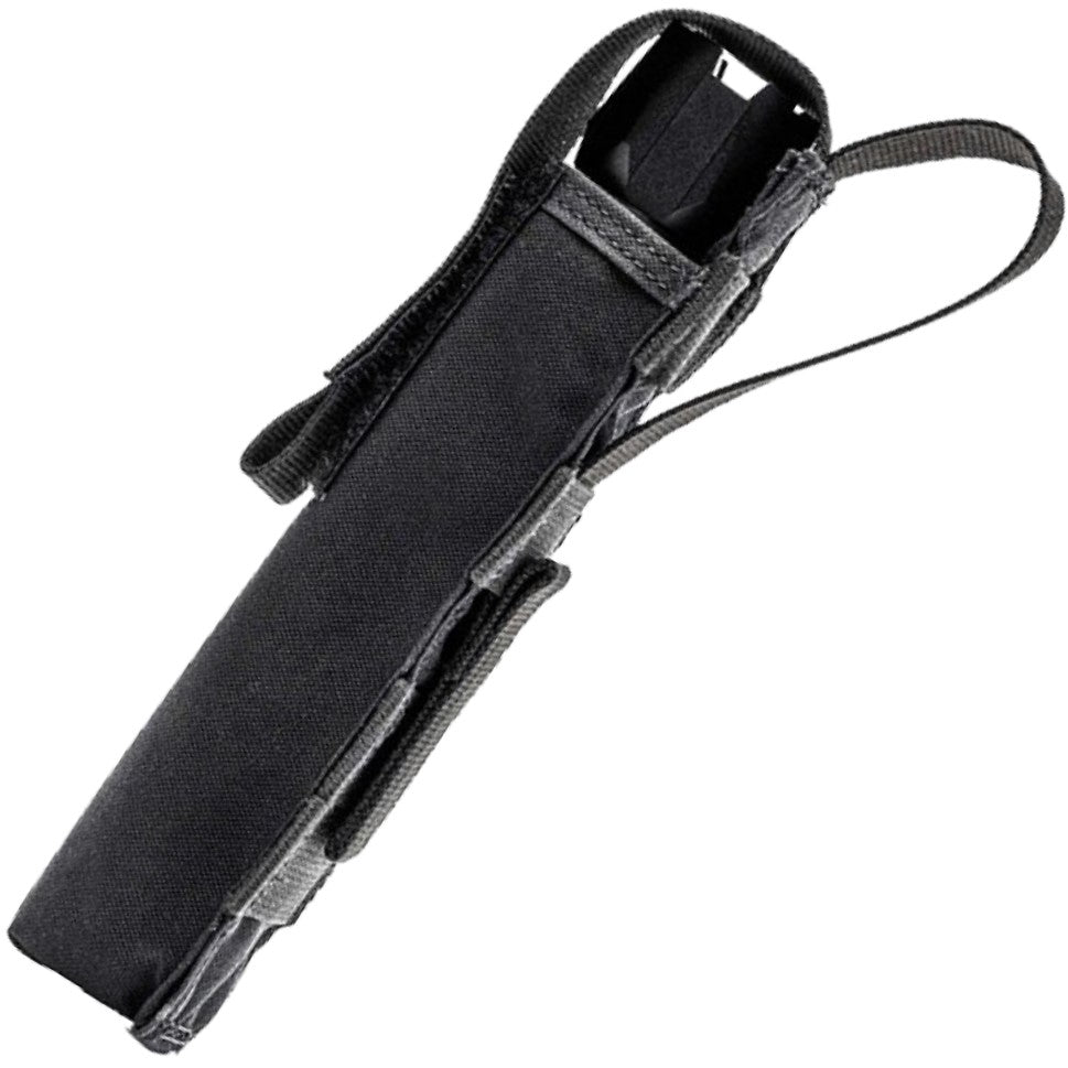 side view of the TASER Strikelight Nylon Holster w/ Velcro Belt Loop