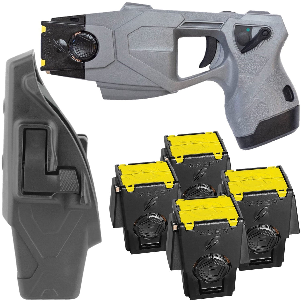 full set of TASER X1 Reloadable Shooting Stun Gun Bundle Pack