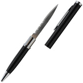 WeaponTek™ Concealed Stainless Steel Serrated Pen Knife 2.13