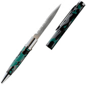 WeaponTek™ Concealed Stainless Steel Serrated Pen Knife 2.13