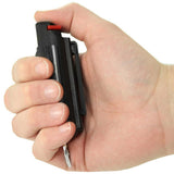 the protector 18 Hard Shell Keychain Pepper Spray Black on hand