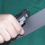a hand gripping a Tiger-USA 5-in-1 EDC Folding Survival Pocket Knife 