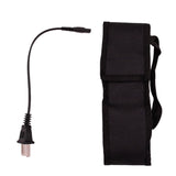 the pink Tiger-USA Xtreme Sanctuary LED Alarm Stun Gun's sheath and plug
