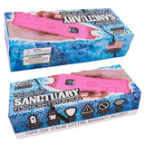 a pink Tiger-USA Xtreme Sanctuary LED Alarm Stun Gun in its packaging